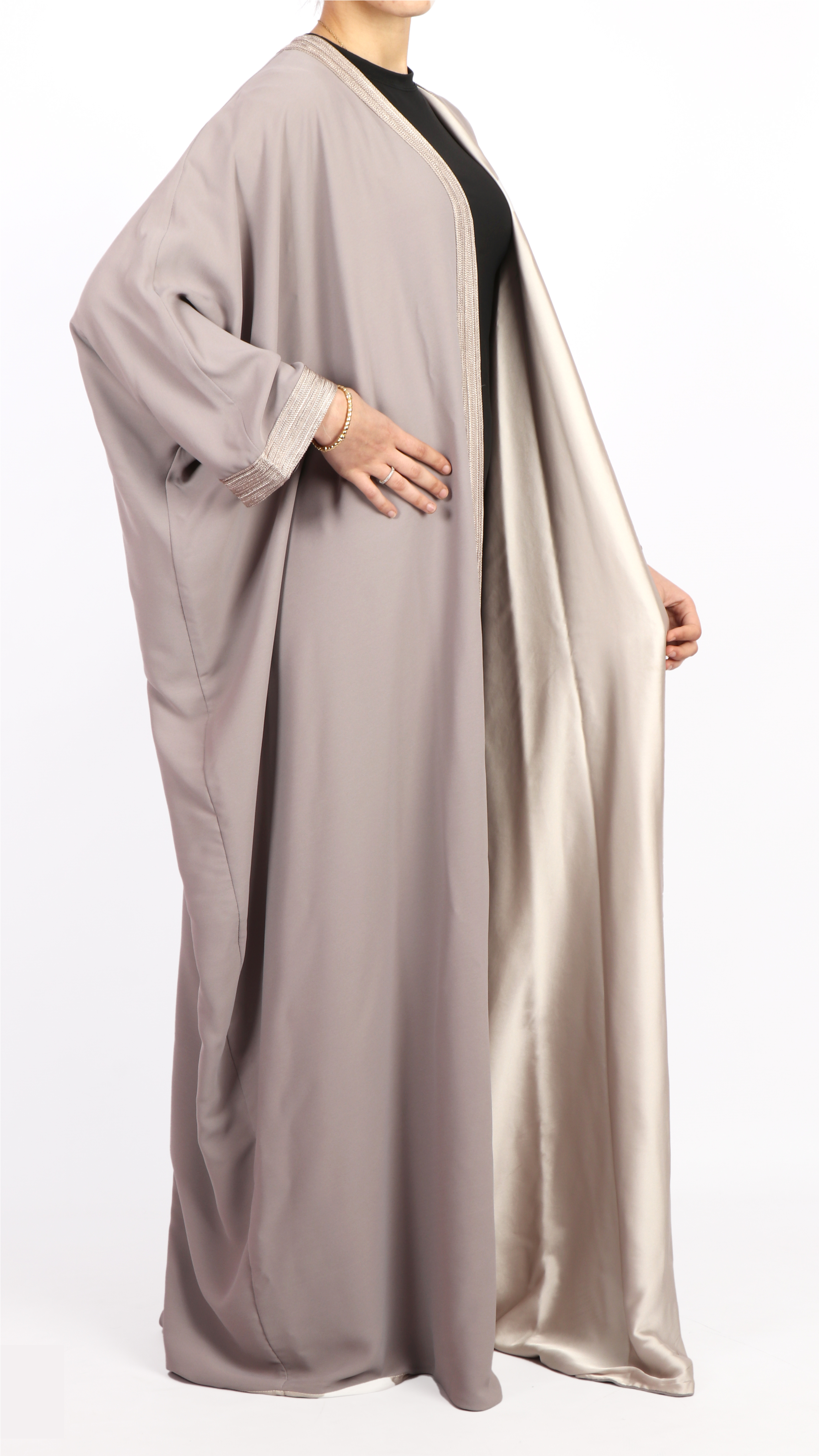 Sultana Abaya - Mink Taupe