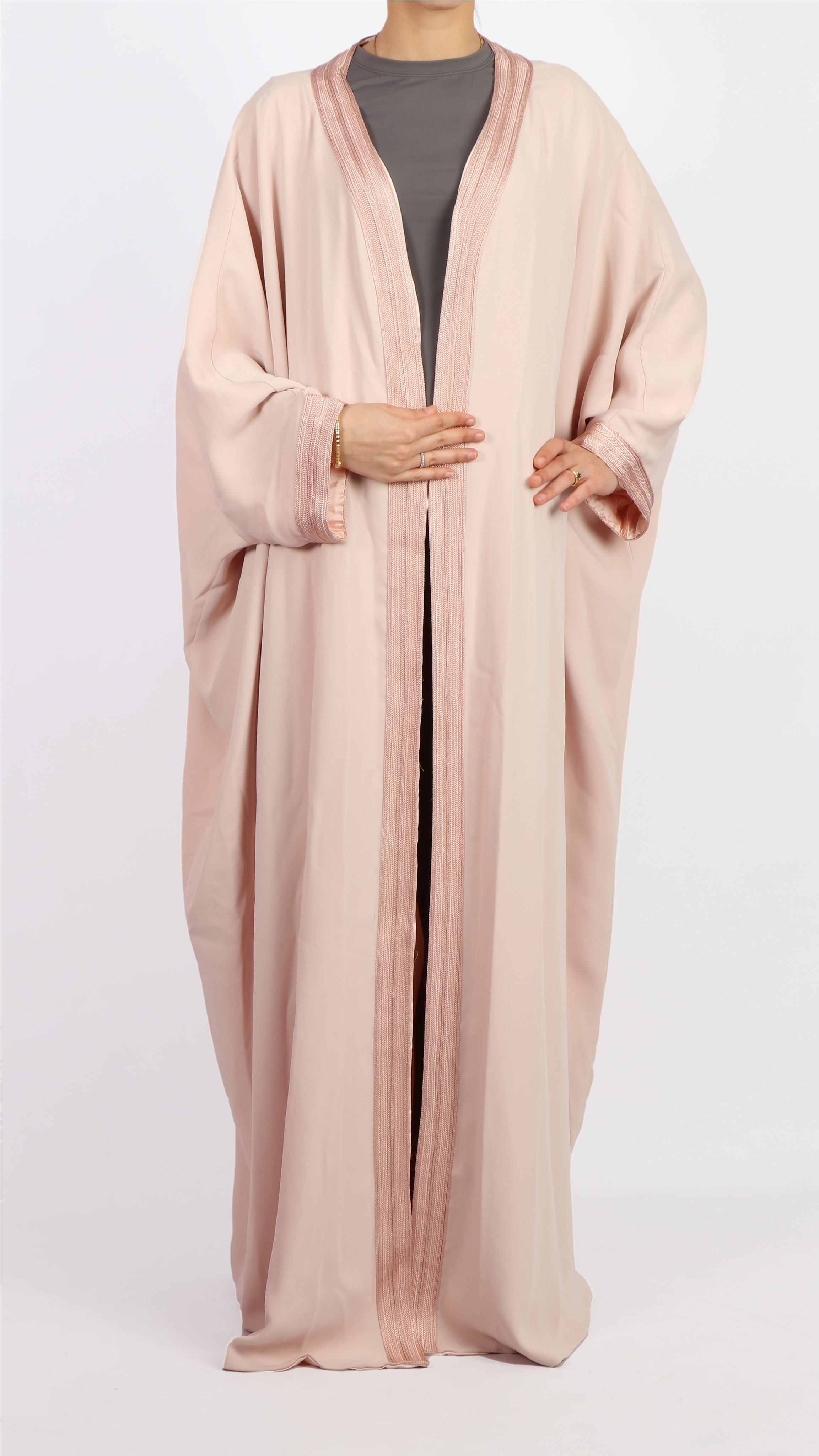 Sultana Abaya - Powder Pink