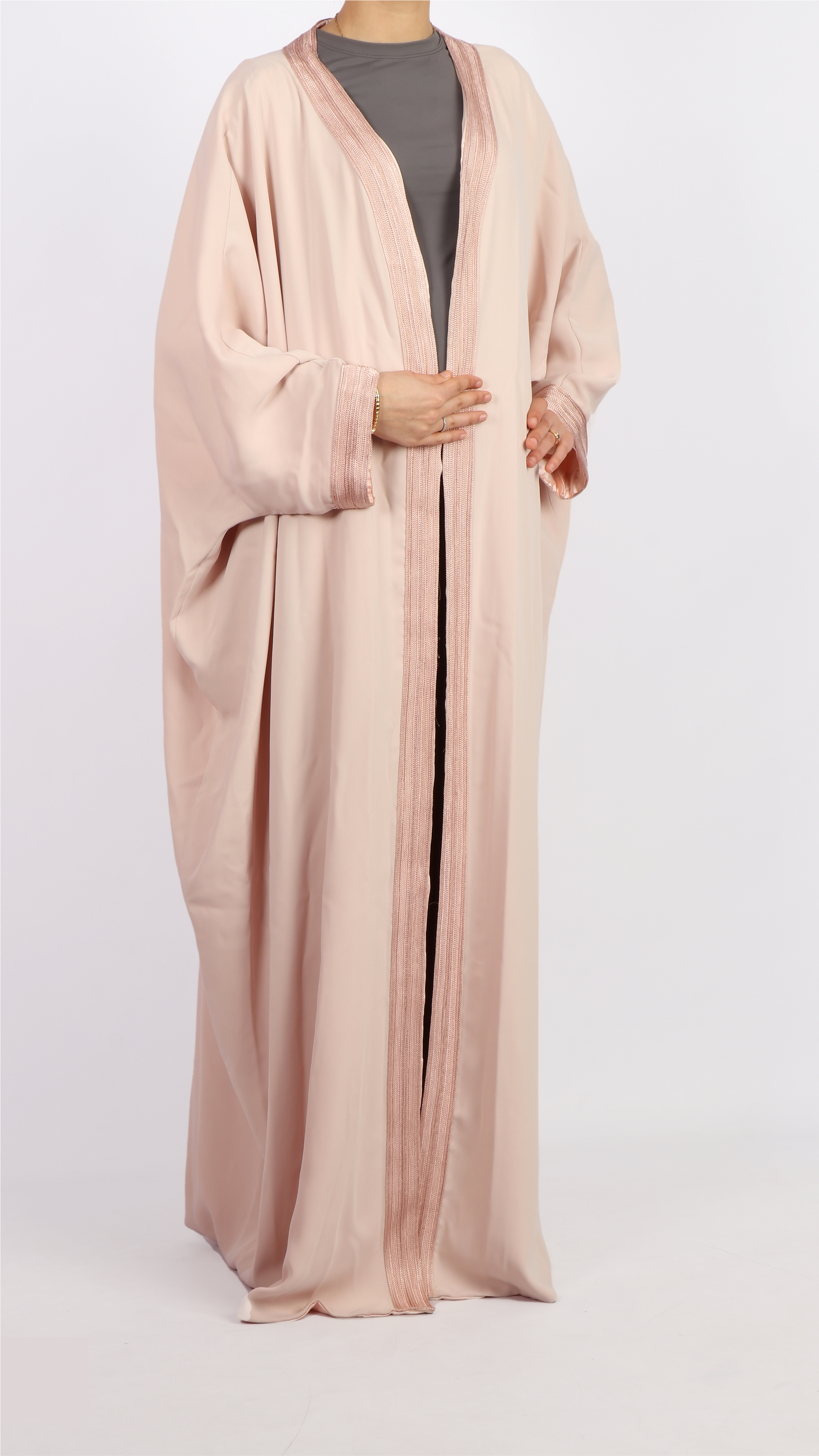 Sultana Abaya - Powder Pink